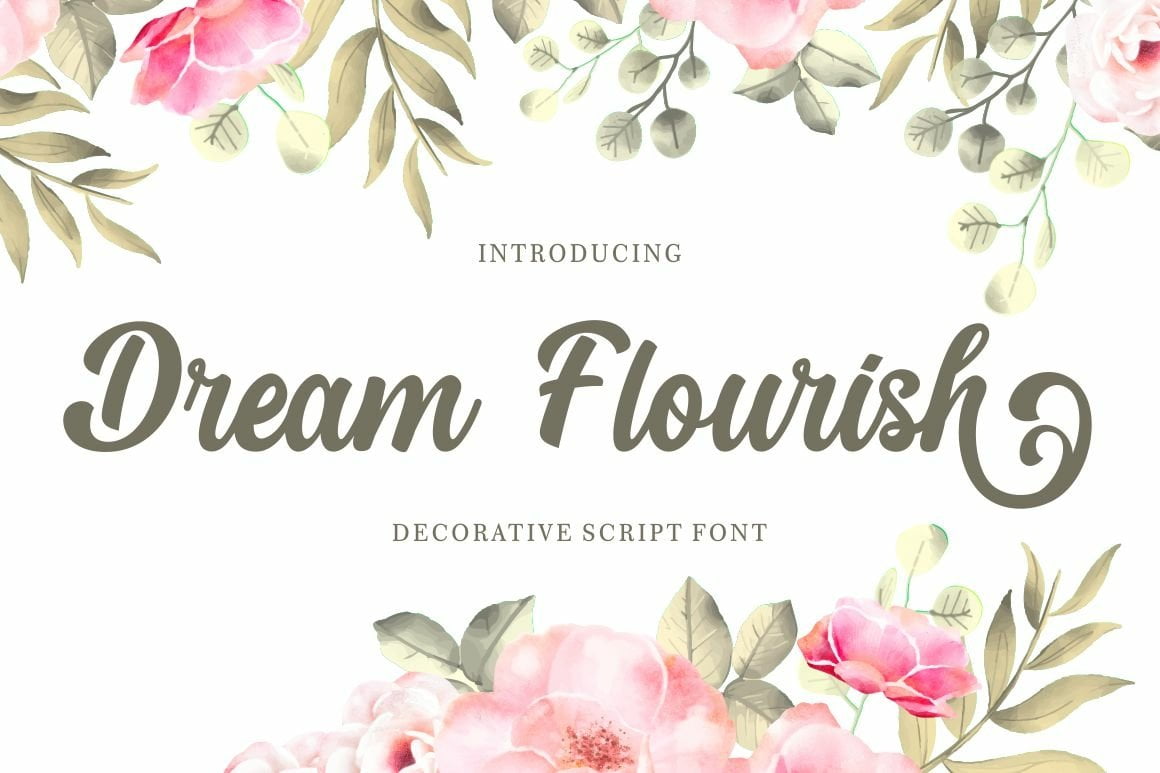 Dream Flourish Font Download Free Fonts