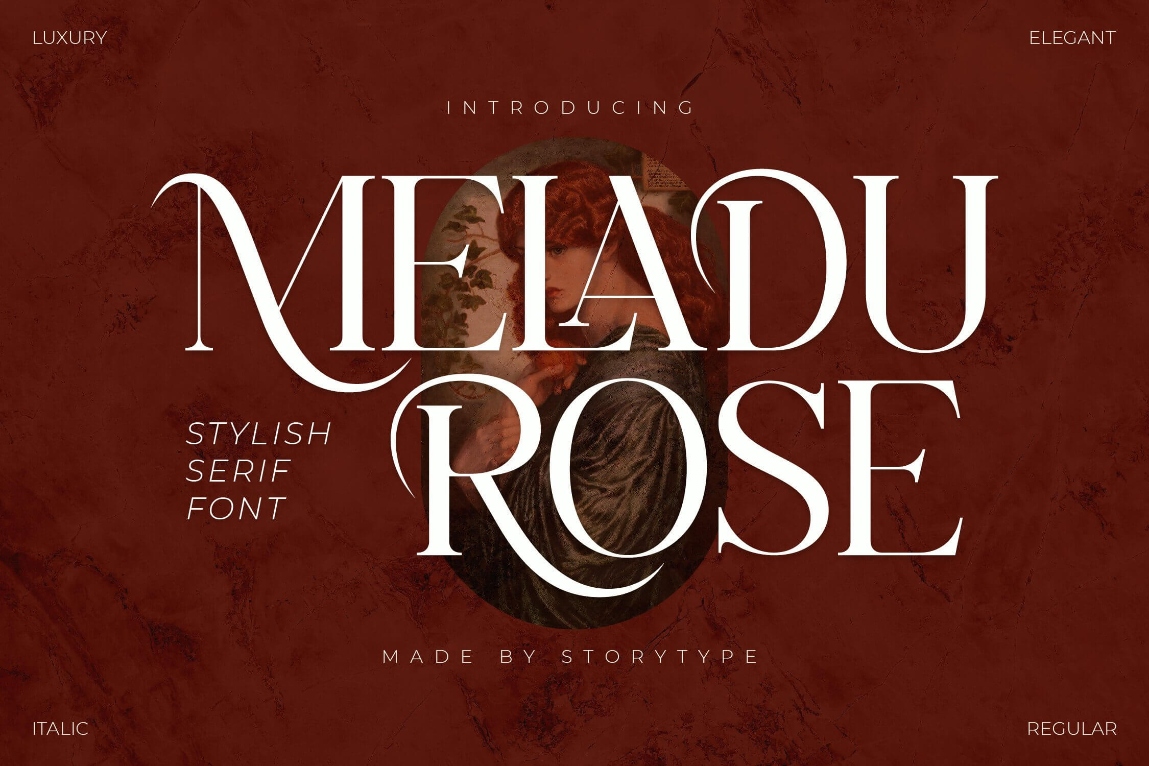 Meladu Rose Font - Download Free Fonts