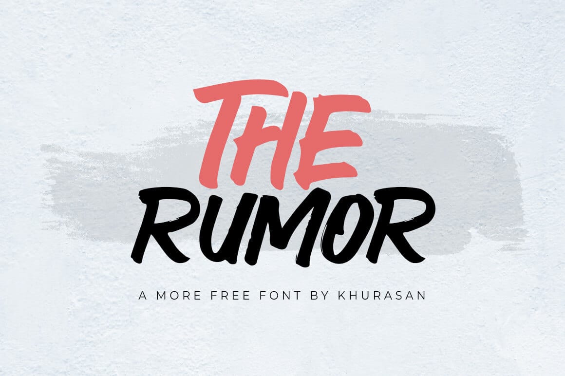 The Rumor Font - Download Free Fonts