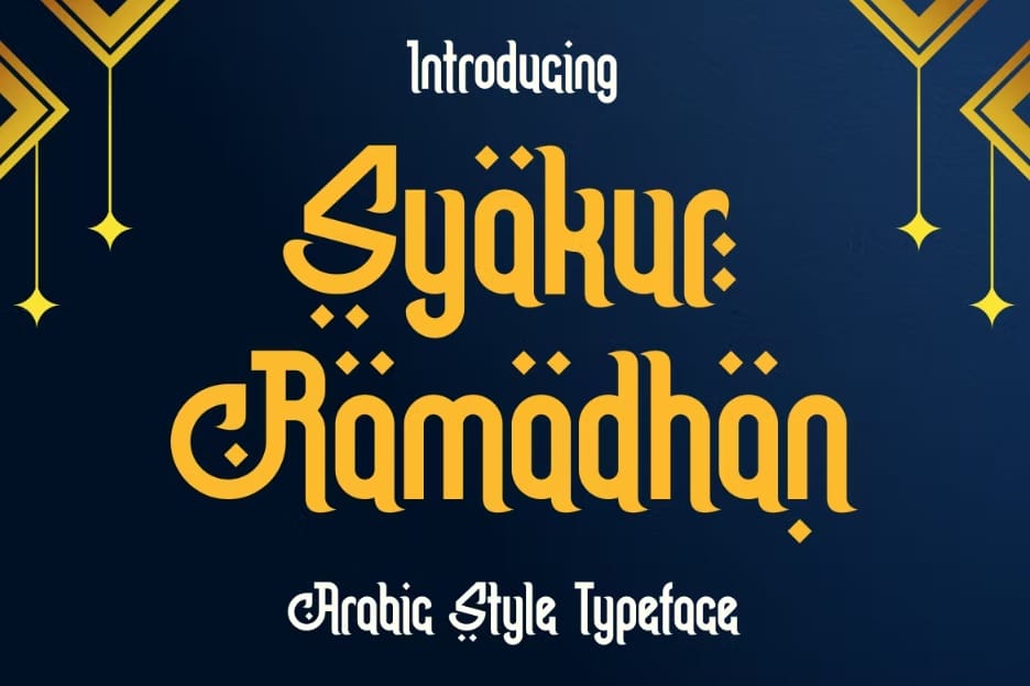 Syakur Ramadhan Font Download Free Fonts