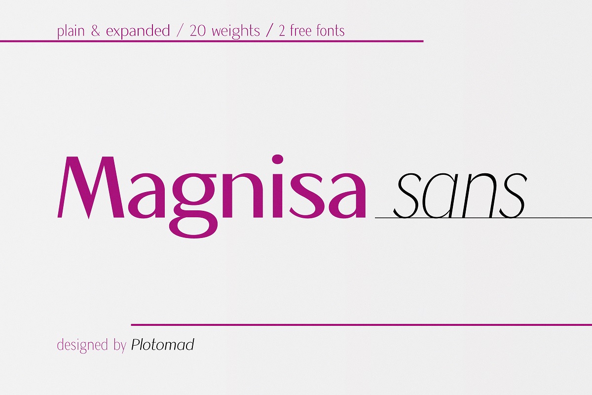 Magnisa Sans Font Family - Download Free Fonts