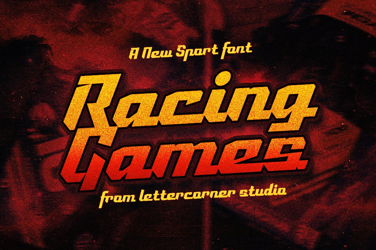 Racing Games Font - Download Free Fonts