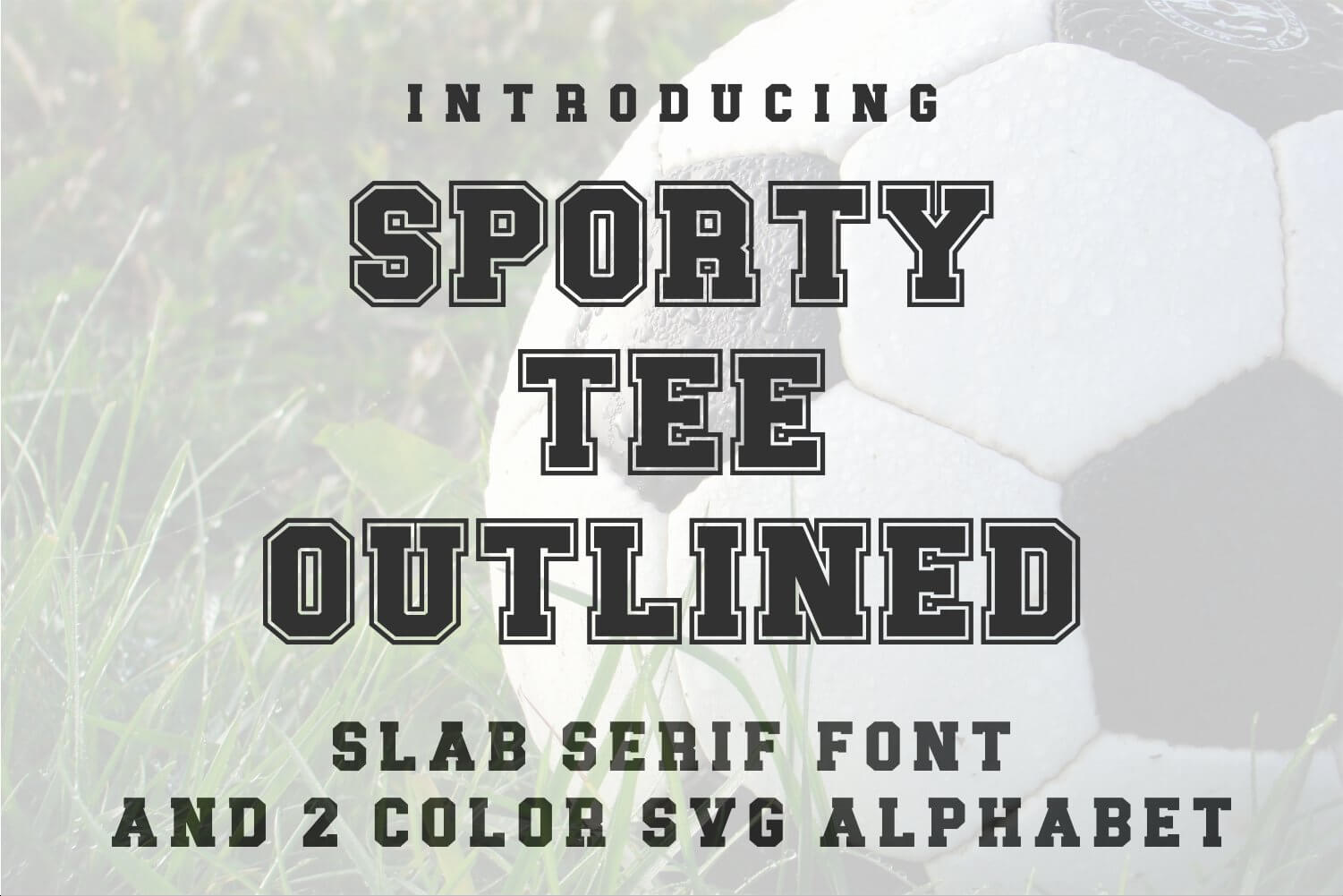 Sporty Tee Outlined Font - Download Free Fonts