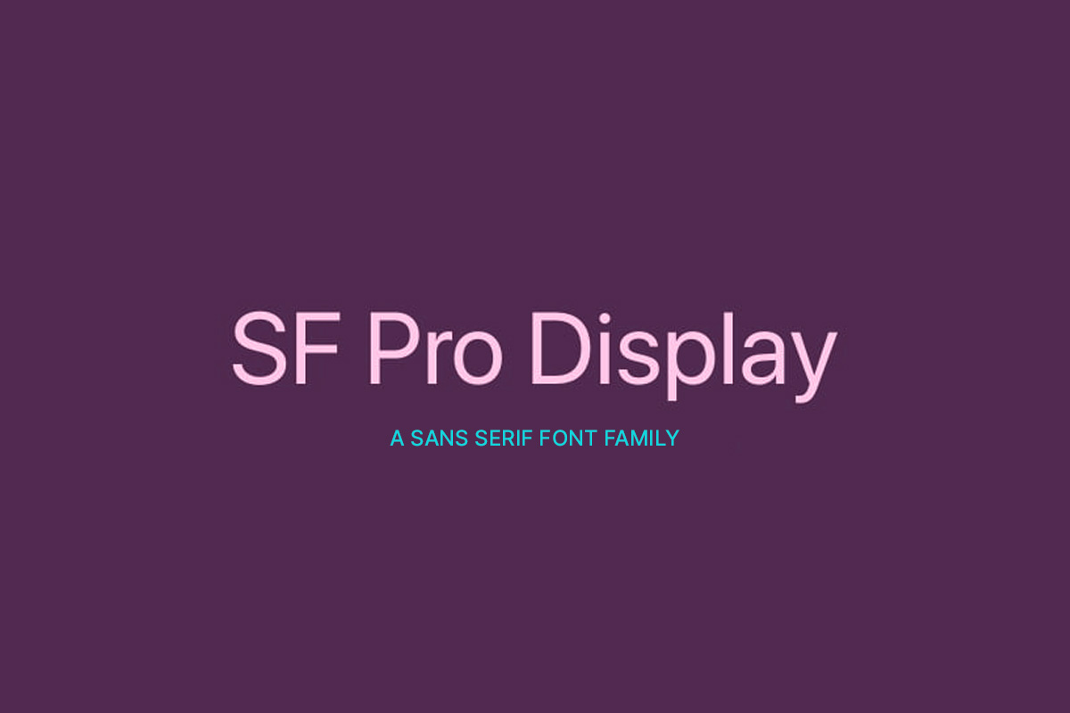 SF Pro Display Font Family Download Free Fonts